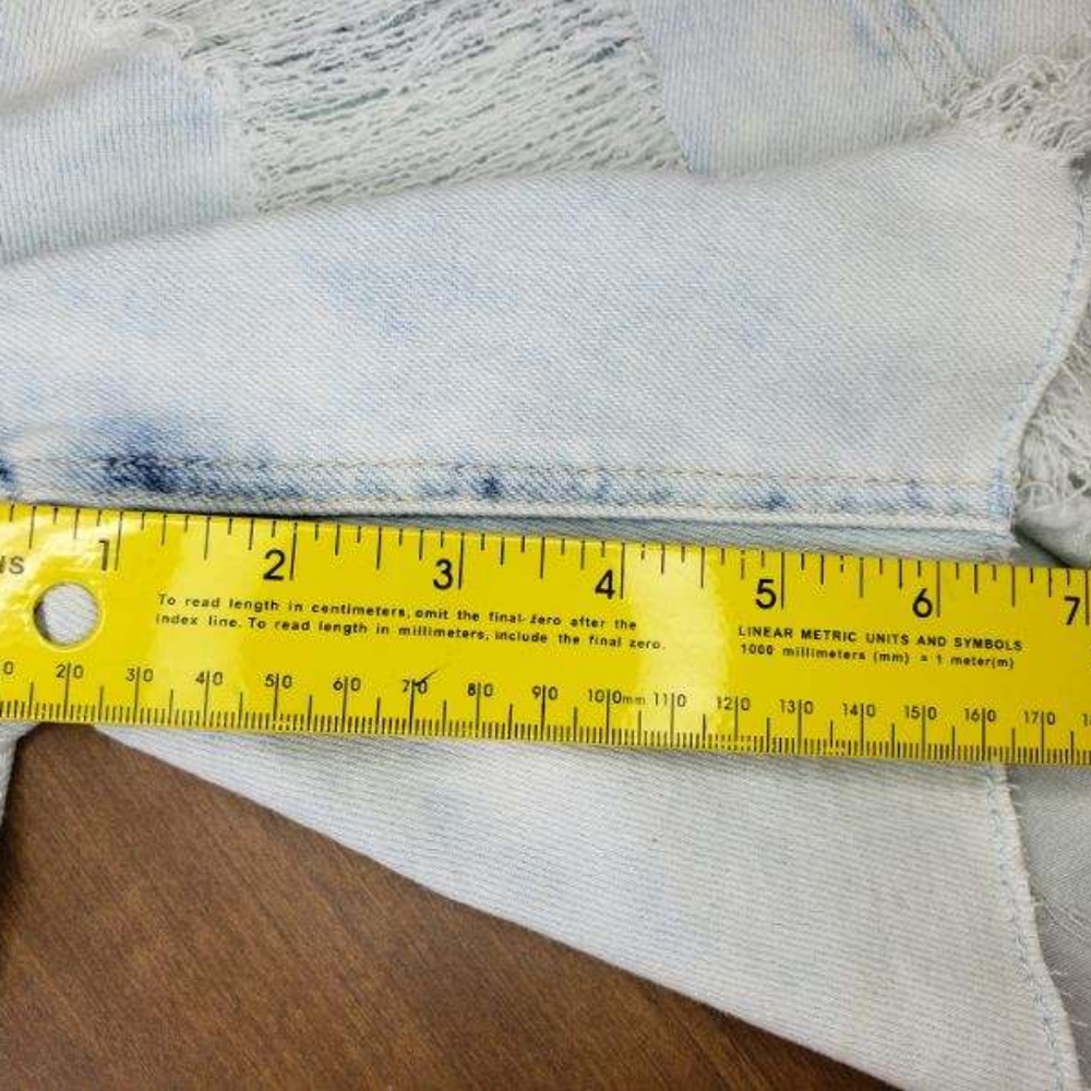 NWT Hollister Ultra DISTRESSED High Rise SHORTS Bermuda Women's W25 Soft Stretch - Picture 7 of 14